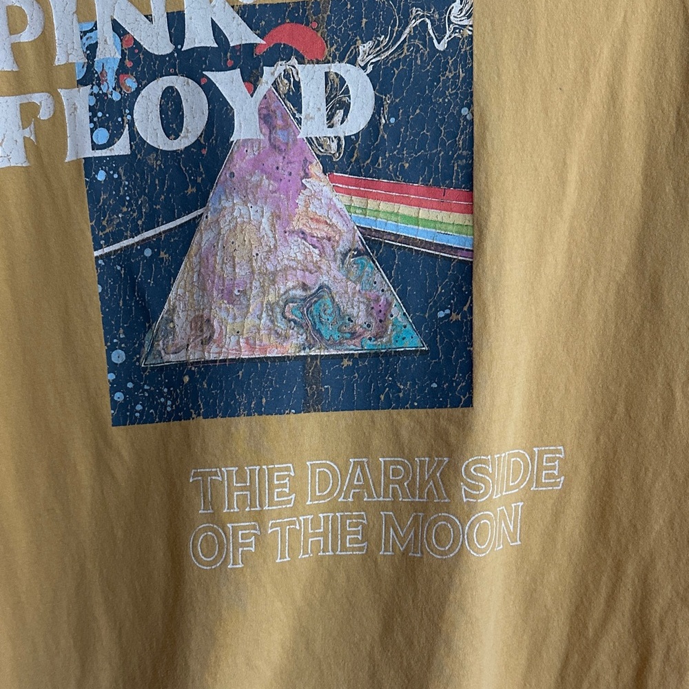 Pink Floyd Mustard Yellow Tee - Picture 4 of 4